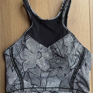 lululemon athletica Black and White Patterned Top